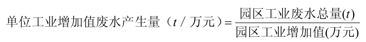 單位工業增加值廢水產生量計算公式