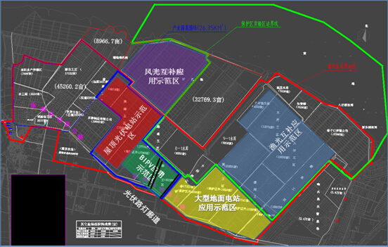 鹽城市灌東公司光伏電站建設規劃“五區多廊”布局