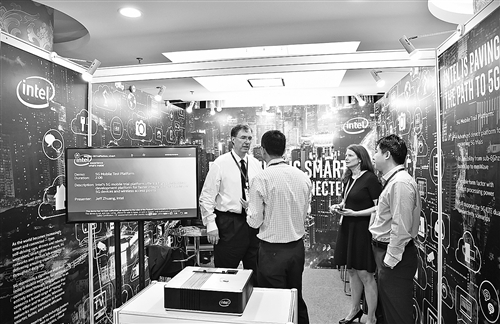 國內外主流企業5G技術展區