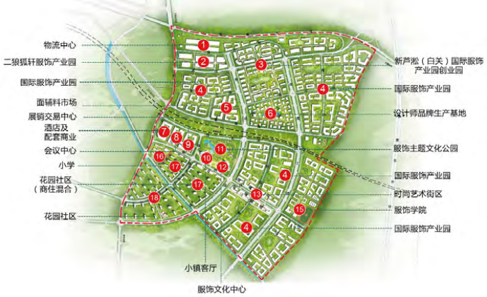 白關服飾小鎮規劃總圖
