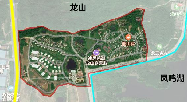 蕪湖龍山房車營地平面圖 蕪湖龍山房車營地平面圖