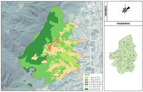 松溪縣茶平鄉(xiāng)吳山頭村國土空間管制邊界圖