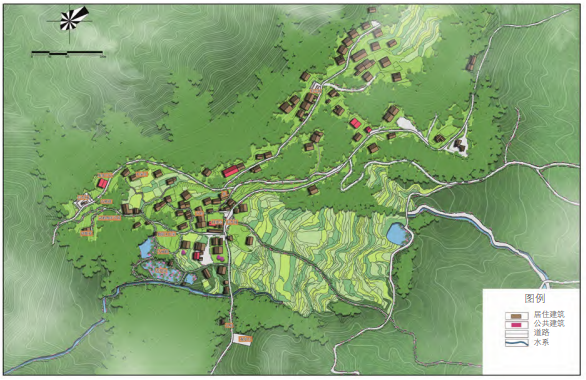 松溪縣茶平鄉(xiāng)吳山頭村總平面規(guī)劃