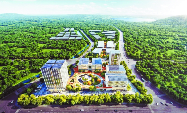 中化學馬鞍山大健康產業園項目效果圖 中化學馬鞍山大健康產業園項目效果圖