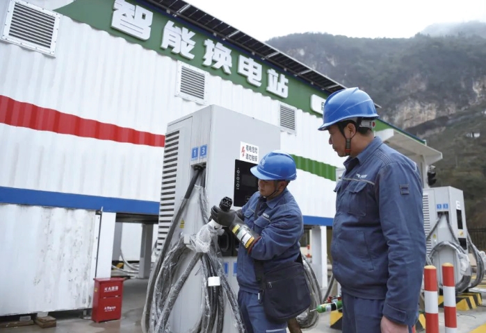 六盤水市首座電動重卡智能充換電站落戶盤州 六盤水市首座電動重卡智能充換電站落戶盤州